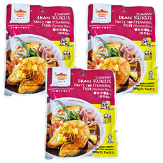 TEAN'S GOURMET 田師傅 蒸魚即煮醬料 娘惹風味 馬來西亞傳統風味, 200g, 3包