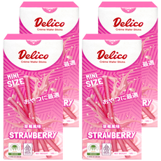 Delico 捲心酥 草莓風味, 50g, 4盒