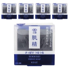 KOSE 高絲 SEKKISEI 雪肌精 黑碳淨化潔顏皂, 120g, 5個