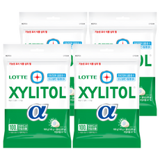 XYLITOL LOTTE 樂天 木醣醇口香糖補充包 原味, 168g, 4包