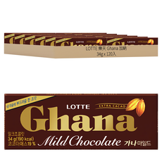 Ghana 加納 Mild 巧克力 34g x 120入