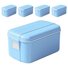 Reddot 紅點生活 新升級免手搓起泡肥皂收納盒, 5個, 蒼藍色