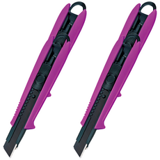 TaJIma 田島 自動固定式專業美工刀 DCL500, 紫色, 4個