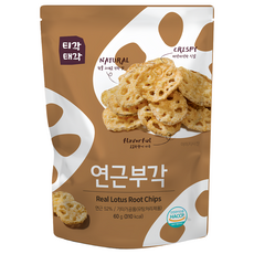 韓味不二 TIGAKTAEGAK 蓮藕脆片 60g 無添加 酥脆口感, 1包