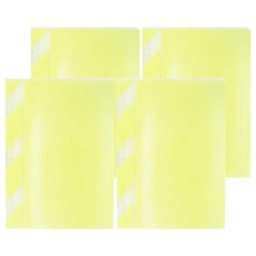 KyOKUTO 20孔半透明彩色資料夾 A5, 粉綠色, 4本