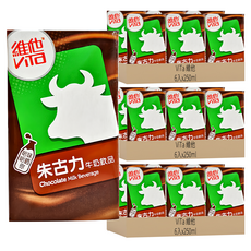 維他 朱古力牛奶飲品, 250ml, 18入
