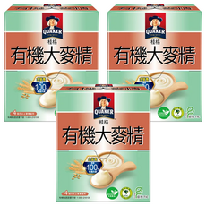 QUAKER 桂格 有機大麥精 4個月以上 10入, 200g, 3盒