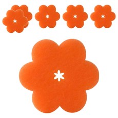 MARNA 小花造型三層菜瓜布, 6個, 1入