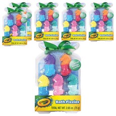 Crayola 繪兒樂 海馬款彩色入浴球, 75g, 6盒