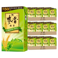 統一 麥香 綠茶, 300ml, 72入