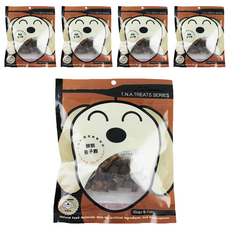 T.N.A. 悠遊 鮮點系列 寵物零食 鮮烘骰子鹿 適合全齡貓狗食用 低溫風乾製成 嚴選肉品加蔬果 無添加防腐劑及甘油, 100g, 5包