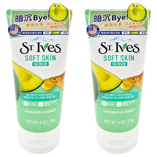 ST.Ives 聖艾芙 植萃去角質磨砂膏 蜂蜜酪梨, 170g, 2條