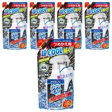 Hakugen 白元 衣物涼感噴霧EX 補充包, 薄荷, 280ml, 5包