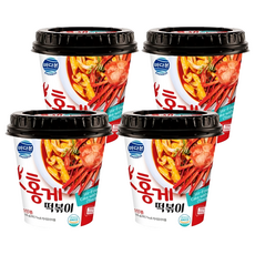 BADABON 韓式辣炒年糕杯裝 紅蟹風味, 4個, 118g