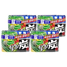 AEKYUNG 愛敬 home'Z 雙門冰箱用備長炭除臭盒, 強效除臭, 植物除臭成分, 240g, 4個