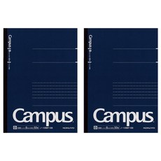 KOKUYO 國譽 Campus 大人筆記本 A5 105BT-DB 50頁, 藍色, 2本