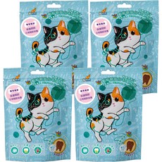 Catfeet 葡萄糖胺化毛潔牙餅, 海鮮, 60g, 4包