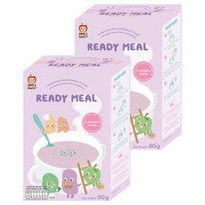 APPLE MONKEY 愛啵寶寶 呷飽飽茉莉糙米糊,蘋果番薯菠菜,6個月以上寶寶適用, 90g, 2盒