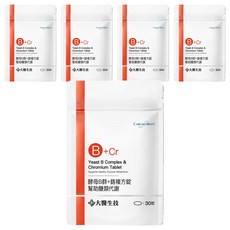 大醫生技 維他命B群+鉻複方錠, 30顆, 5包
