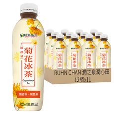 潤之泉潤心田 菊花冰茶, 1L, 12瓶