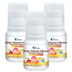 Kalso 科德司 綜合維生素膠囊, 含24種維生素礦物質 營養全面, 30顆, 64g, 3瓶