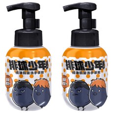 O'LISE 歐黎絲 橘油抗菌洗手慕斯 排球少年烏野高校, 2瓶, 300ml