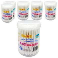 D&T德技生化 粗紙軸棉花棒, 150支, 6罐