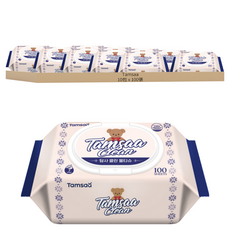 Tamsaa 清潔濕紙巾, 100張, 10包, 219g