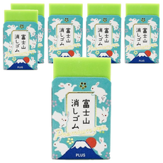 PLUS 普樂士 御守富士山橡皮擦 兔子, 6個