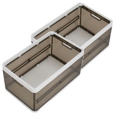 Joeki 衣物收納箱 SN0281 39 x 24 x 19cm 無蓋無格款, 2個