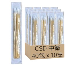CSD 中衛 ENT 棉棒 15cm, 10支, 40包