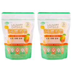 LANOWN 南王 茶皂素 橘油液體肥皂膠囊補充包, 35顆, 2包