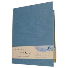 JOY STAR 大人系列 20孔 A5尺寸 鐵夾活頁本, 若水, 1個