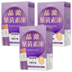 BHK's 晶澈葉黃素凍 10個裝, 150g, 3盒
