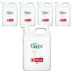 GREEN 綠的潔手乳 含PCA-NA保濕因子和羊毛脂 有效抗菌, 3800ml, 5桶