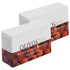 OLIVOS 奧莉芙的橄欖手工皂 86%特級橄欖油皂 嫩白杏桃果, 175g, 2個