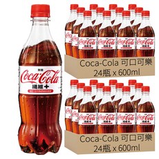 Coca-Cola 可口可樂 纖維+ 無糖配方，富含膳食纖維，促進消化, 600ml, 48瓶