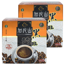 古坑鄉農會 加比山 黑咖啡, 20包, 3g, 2盒