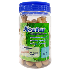 A star 雙頭勺子潔牙骨 好嚼Q彈 幫助潔牙, 香濃牛奶, 500g, 1罐