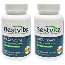 Bestvite MACA膠囊, 650mg, 120顆, 2罐