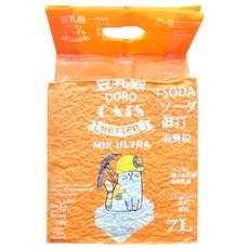 DORO CAT 豆乳貓 混合砂 條狀豆腐砂+球狀礦物砂, 原味, 7L, 1包