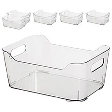 isona 愛收納 手提收納盒/雜物收納盒, 6個, 透明色