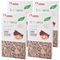 Nnutrinini 脆妮妮 思麥兒細麵 蕃茄蘿蔔口味, 專為寶寶設計, 無鹽低鈉, 單份小包裝, 外出方便攜帶, 180g, 4盒