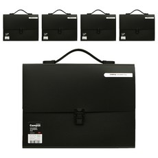 PINKFOOT Campus 12格風琴夾, 黑色, 5個