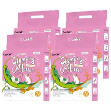 卡滋貓 豆腐砂 沸石除臭抗敏,4包,無香,2.4kg