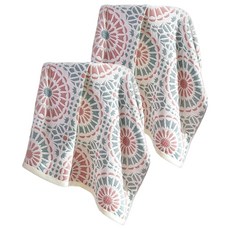 舒柔棉 純棉5層紗浴巾 大尺寸(140 x 70cm), 星空 米色, 2條