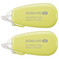 KOKUYO 國譽 ME 象牙白修正帶 B罫 6m 網球綠, 2個