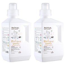 hokki 小怪獸 清除新冠/腸病毒洗衣精 溫和白茶, 2瓶, 1L