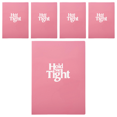 Lan CHYn 連勤牌文具 E-316 R PP 文件套 雙內袋, 紅色, 5個