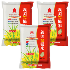 義美 純淨糙米, 2.6kg, 3包